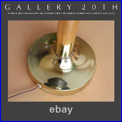 Very Rare! Laurel MCM Table Torchiere Lamp! 50s Vtg Atomic Brass 60s Light