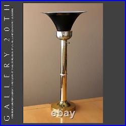 Very Rare! Laurel MCM Table Torchiere Lamp! 50s Vtg Atomic Brass 60s Light