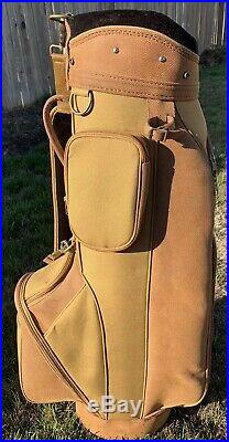 Very Rare Leather/ Canvas/Brass Jones cart Bag (Pic Heavy)