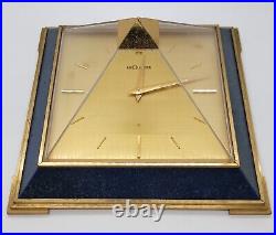 Very Rare Lecoultre Pyramid Table Clock