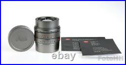Very Rare Leica // Leitz Apo-summicron-m Asph. 12.0/50mm In Titanium // Rare