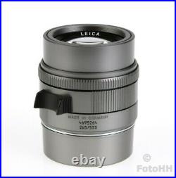 Very Rare Leica // Leitz Apo-summicron-m Asph. 12.0/50mm In Titanium // Rare