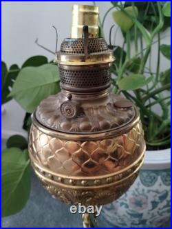 Very Rare Lg Antique Roman Soldier Soldat Spartiate Oil Lamp For Repair WOW