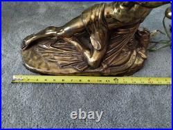 Very Rare Lg Antique Roman Soldier Soldat Spartiate Oil Lamp For Repair WOW Very Rare Lg Antique Roman Soldier Soldat Spartiate Oil Lamp For Repair WOW