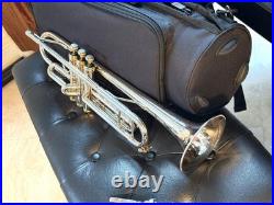 Very Rare Limited Edition Benge Bb Trumpet Silver Plate