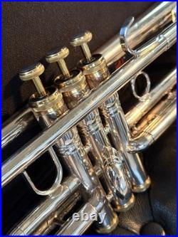 Very Rare Limited Edition Benge Bb Trumpet Silver Plate