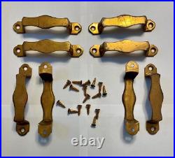 Very Rare Lot (24) Library Bureau/yawman File Drawer Pulls & 48 Matching Screws