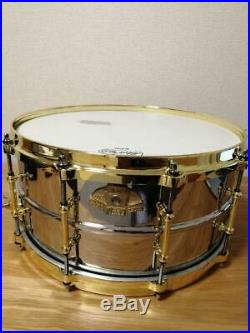 Very Rare! Ludwig Nonaka Japan 60th Anniversary Limited Brass Snare Drum 14x6.5