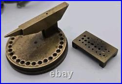 Very Rare Miniature Jewelers Watchmakers Brass Anvil & Stand