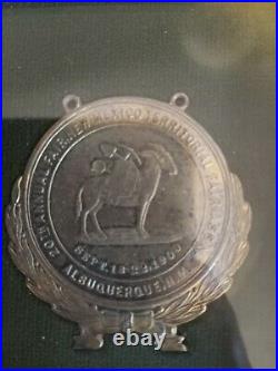 Very Rare New Mexico Territorial State Fair Brass Badge 1900 Albuquerque