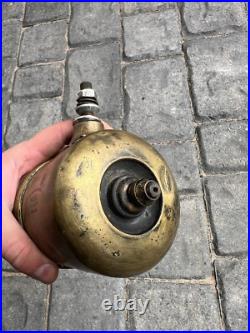 Very Rare Old Brass Waldas Pbf Lamp Liverpool District Auto Services Ltd Car Etc