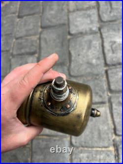 Very Rare Old Brass Waldas Pbf Lamp Liverpool District Auto Services Ltd Car Etc