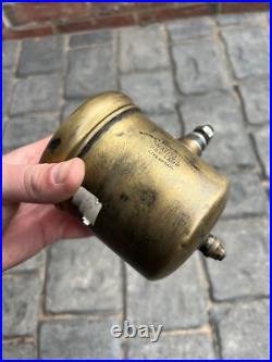 Very Rare Old Brass Waldas Pbf Lamp Liverpool District Auto Services Ltd Car Etc