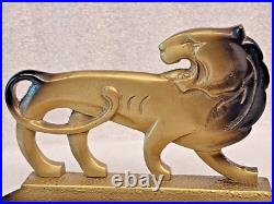 Very Rare Old'' Fantasia'' Israel Brass Menorah Hanukkah Jewish Judaica 50's