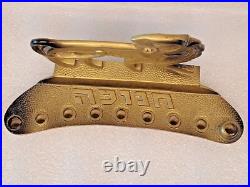 Very Rare Old'' Fantasia'' Israel Brass Menorah Hanukkah Jewish Judaica 50's