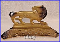Very Rare Old'' Fantasia'' Israel Brass Menorah Hanukkah Jewish Judaica 50's