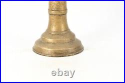 Very Rare Old Thunderbolt Brass Oil Lamp Handmade Tibetan Ancient Fire Lamp NPL