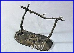 Very Rare Original Antique Brass Figurine Art Figure Statuette Souvenir Handmade