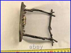 Very Rare Original Antique Brass Figurine Art Figure Statuette Souvenir Handmade