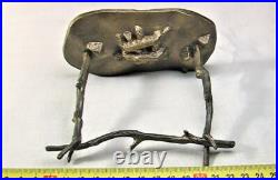Very Rare Original Antique Brass Figurine Art Figure Statuette Souvenir Handmade