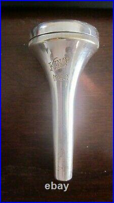 Very Rare Original Vintage King M22 Small Shank Trombone Mouthpiece near Mint