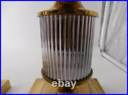 Very Rare PAIR OF ANNICK NAUDY MCM SOLID BRASS CANDLE HOLDER