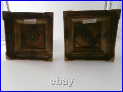 Very Rare PAIR OF ANNICK NAUDY MCM SOLID BRASS CANDLE HOLDER