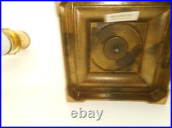 Very Rare PAIR OF ANNICK NAUDY MCM SOLID BRASS CANDLE HOLDER