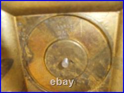 Very Rare PAIR OF ANNICK NAUDY MCM SOLID BRASS CANDLE HOLDER