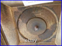 Very Rare PAIR OF ANNICK NAUDY MCM SOLID BRASS CANDLE HOLDER