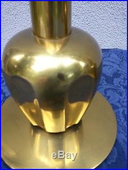 Very Rare Pair Stiffel Atomic Brass Lamps MCM Sputnik Parzinger Eames Era 34H