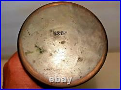 Very Rare! Pal Bell Israel Candlsticks Brass& Glass Holy Sabbath Judaica Jewish