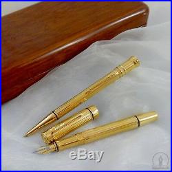 Very Rare Parker Duofold Presidential Specimen Ballpoint & Fountain Pen UK 1992
