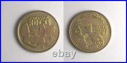 Very Rare Saudi Arabia 2017 Saudi Arabia Chuck E Cheese Token (513B) Brass 20mm