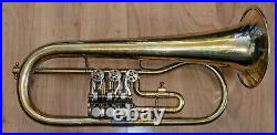 Very Rare Schediwy Bb Rotary Flugelhorn Amazing Player and Collector's Item