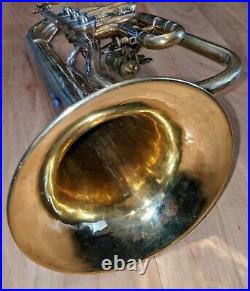 Very Rare Schediwy Bb Rotary Flugelhorn Amazing Player and Collector's Item