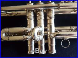 Very Rare Selmer C and Bb trumpet in Silver