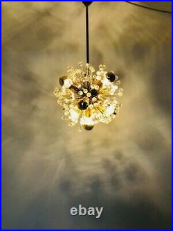 Very Rare Snowball Pendant Lamp Emil Stejnar For Rupert Nikoll 1950s