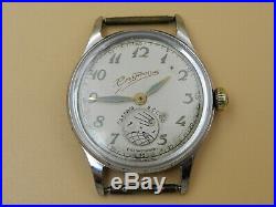 Very Rare Sputnik Russian Soviet watch with sub dial rotating disc ChChZ Vostok