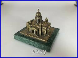 Very Rare St. Isaac's Cathedral Brass Souvenir Building
