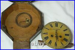 Very Rare Station Watch Imperial Russia Odessa Brass Wood