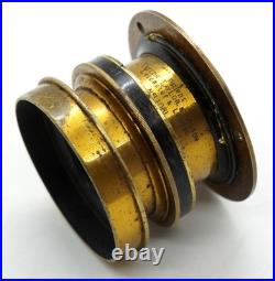 Very Rare Taylor Hobson Wide Angle brass lens 5.3 (13.5 cm) F11 6.5x4.5