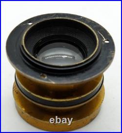 Very Rare Taylor Hobson Wide Angle brass lens 5.3 (13.5 cm) F11 6.5x4.5