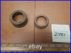 Very Rare Van Norman/Waltham Lathe 9 Front&rear Brass Spindle Covers