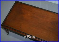 Very Rare Victorian Mahogany Coffee Table With Brass Gallery Rail After Gillows