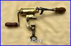 Very Rare Vintage 10 Gauge Brass Roll Turnover Reloading Tool Wildfowling Wagbi