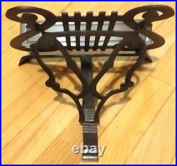 Very Rare Vintage 10x11 Heavy Brass Lyra Harp Notes Book Cookbook Stand Holder