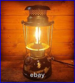 Very Rare Vintage 1940's Bialaddin 300x Brass Lamp Electric Conversion