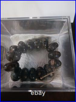 Very Rare, Vintage African Bone/horn Beaded Bracelet With Brass Prayer Beads