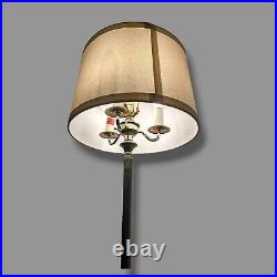 Very Rare Vintage Alsy Brass Mid Century MCM Elegant floor lamp Made In U. S. A